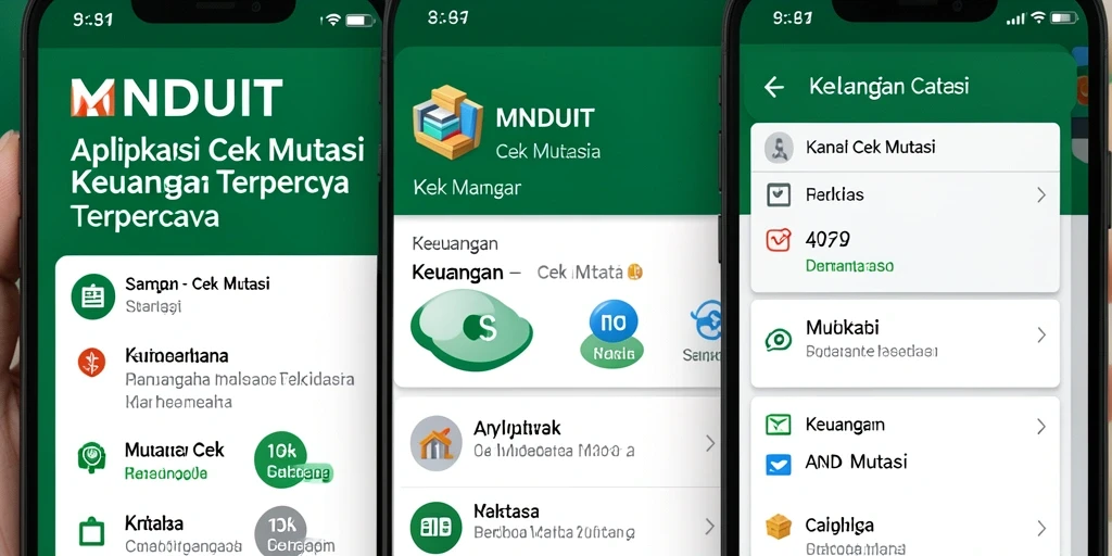 Antarmuka pengguna MNDUIT yang bersih dan fungsional untuk cek mutasi.