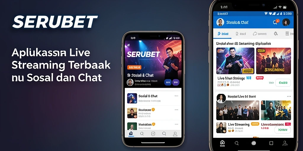 Antarmuka SERUBET yang mudah digunakan untuk Live Streaming.