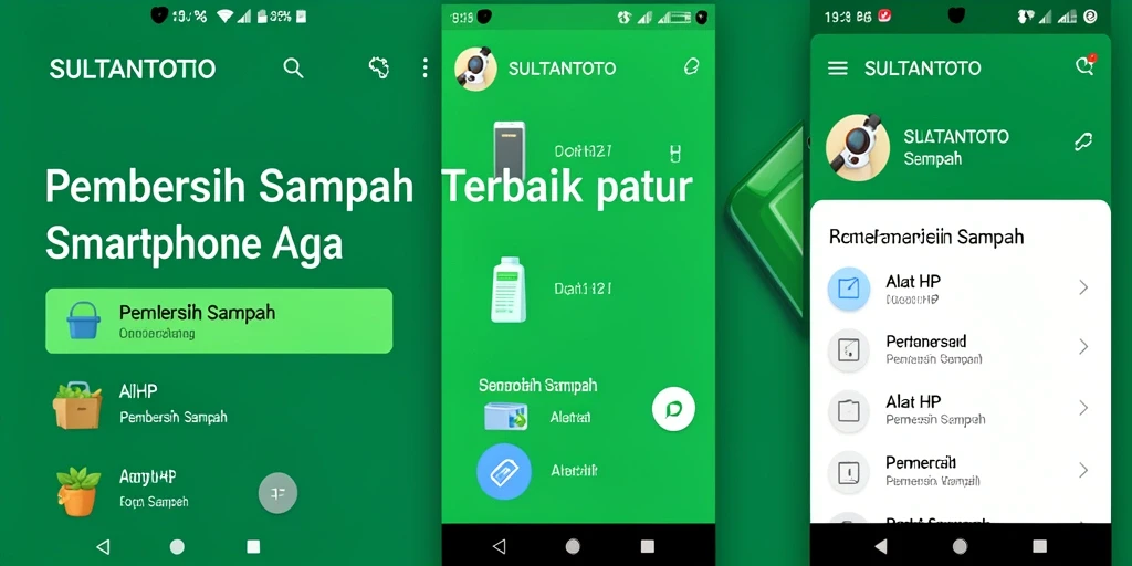 Tampilan antarmuka SULTANTOTO yang sederhana dan efisien.