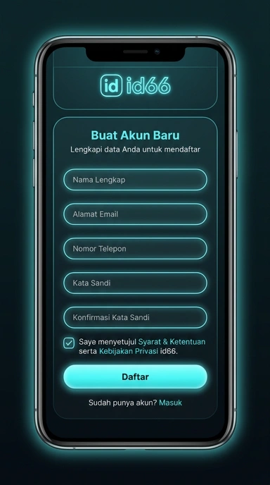 Buat Akun Baru di id66 dengan Mudah