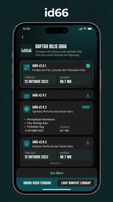 Riwayat Versi id66 untuk Pengguna Android Indonesia